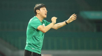 Shin Tae-yong Optimistis Indonesia Atasi Dua Laga Tersisa Grup F