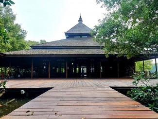 Suguhkan Nuansa Alam, Ini Tampilan Masjid di Belantara Mangrove