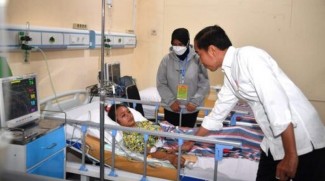 Presiden Jokowi Kunjungi Korban Tragedi Kanjuruhan