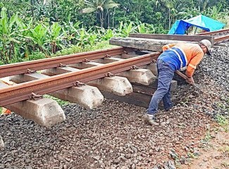 Rel Ambles di Cilacap, Perjalanan Kereta Api Terhenti