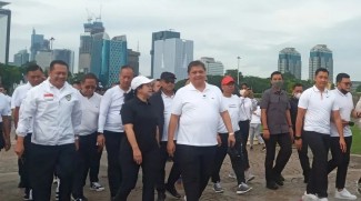 Bertemu Airlangga di Monas, Puan Samakan Persepsi Jelang Pemilu 2024