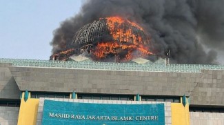 Percikan Alat Bakar Penyebab Kebakaran Kubah Masjid JIC, Ini Kronologinya