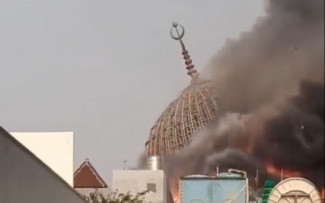 Polisi Pastikan Tak Ada Korban Jiwa Kebakaran Kubah Masjid JIC