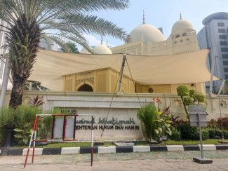 Menilik Bangunan Masjid Kemenkumham, Konsep Arsitektur Taj Mahal