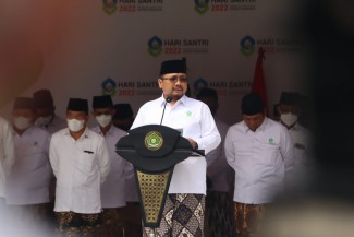 Menag: Saat Indonesia Memanggil, Santri Selalu Siap