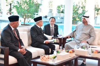 Wapres Temui Presiden PEA Bahas Pemahaman Islam Moderat