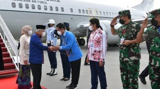 Tiba di Jayapura, Wapres Maruf Amin Kunjungi 4 Provinsi Papua