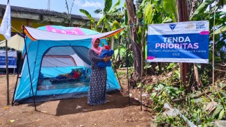 Laznas Dewan Da’wah Distribusi Tenda Prioritas untuk Ibu Hamil-Lansia