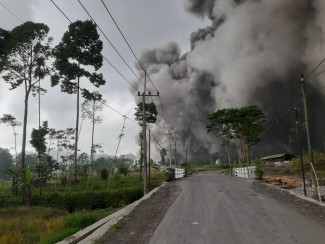 Luncuran Awan Panas Semeru Masih Berlangsung, Warga Diminta Tetap Mengungsi