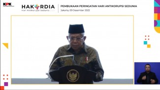 Hakordia, Wapres: Seperti Covid-19, Korupsi Juga Musibah Global