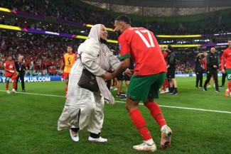 Selebrasi Keluarga Timnas Maroko Hangatkan Hati Masyarakat Dunia