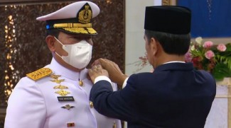 Presiden Jokowi Lantik Laksamana Yudo Jadi Panglima TNI