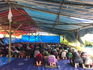 Rumah Zakat Bangun Masjid Darurat untuk Penyintas Gempa Cianjur