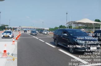 Sejuta Lebih Kendaraan Belum Kembali ke Wilayah Jabodetabek