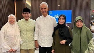 Bertemu di Jeddah Usai Ibadah Haji, Ganjar dan Sandi Satu Pesawat Pulang ke Indonesia