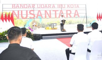 Presiden Jokowi Groundbreaking Bandara IKN, Tingkatkan Konektivitas dan Daya Saing