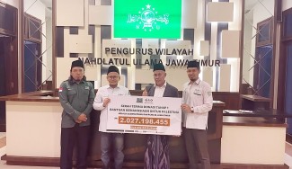 Lazisnu se-Jatim Himpun dan Serahkan Donasi Palestina Rp2,6 Miliar