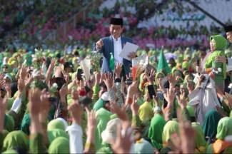 Pesan Jokowi di Hadapan Ribuan Muslimat NU: Jaga Ketertiban Selama Pemilu 2024