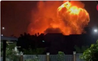 Gudang Peluru di Cibubur Terbakar, Ledakan Dahsyat Bikin Warga Panik