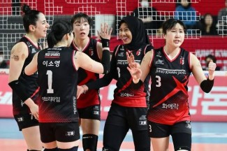 Tiba Di Tanah Air, Red Sparks Siap Hadapi Tim Bola Voli Indonesia All Stars