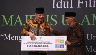 MUI Salurkan Kembali Bantuan Kemanusiaan Rp9,3 Miliar untuk Palestina