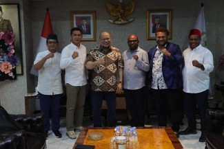 Audiensi dengan Ketua DPD RI, Pj Walikota Sorong Minta Masukan Percepatan Pembangunan Papua