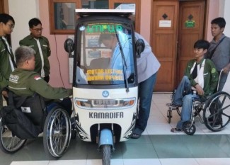 Kampus Universitas Muhammadiyah Purworejo Rakit Motor Listrik untuk Mahasiswa Difabel