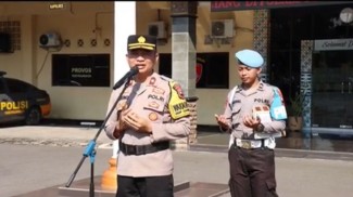 Viral! Polisi Pekalongan Bersholawat saat Apel Pagi, Momen Haru Menyambut Maulid Nabi