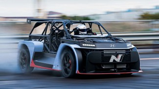 MENGEJUTKAN! Hyundai Luncurkan Mobil Listrik Drift Dengan Desain Radikal