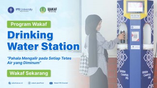 Wakaf Air Minum Bantu Kurangi Pengeluaran Mahasiswa IPB hingga Rp73 Ribu Per Bulan