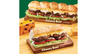 Subway Cheesy Beef, Menu Terbaru dengan Sensasi Keju Lezat dan Kaya Rasa