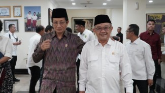 Bertemu Mendikdasmen, Menag  Nasaruddin Umar Bahas Percepatan Pendidikan Profesi Guru