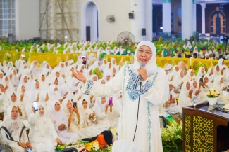 Khofifah: Makanan Bergizi Gratis itu Teladan Syeikh Abdul Qadir Al-Jailani