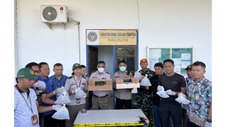 Barantin Gagalkan Penyelundupan Seratusan Satwa Dilindungi di Papua Selatan