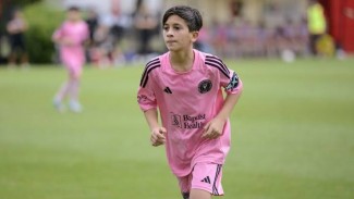 Rekor! Putra Messi Cetak 11 Gol Sekali Main, Cristiano Ronaldo Jr Bakal Tersaingi?