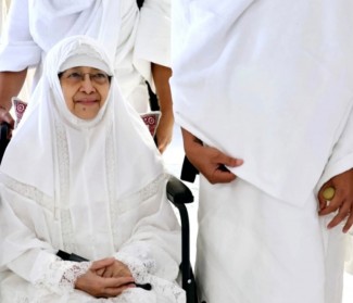 Momen Megawati Soekarnoputri Umrah, Sai Naik Buggy Car