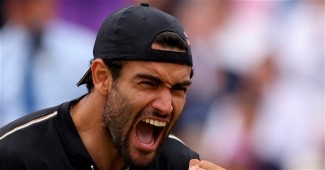 Mateo Barrettini Teriak Kegirangan Setelah Sukses Menumbangkan Novak Djokovic