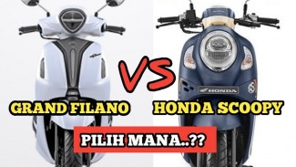 Honda Sccopy Vs Yamaha Grand Filano Hybrid, Mana yang Lebih Bagus?