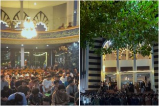 Momen Masjid 17 Purwokerto Kehabisan Hidangan Prasmanan Buka Gratis, Saking Membeludaknya Jamaah