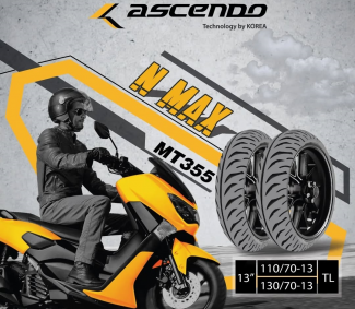 Ascendo, Merk Ban Motor Baru dengan Teknologi Korea dengan Harga Terjangkau