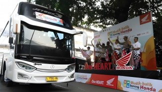 Ribuan Motor Pemudik Diangkut ke Jawa Tengah, AHM Fasilitasi Mudik 2025