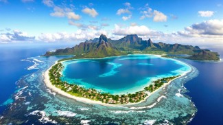 Pulau Berbentuk Hati Menyaingi Maladiva, Keindahannya Terlalu Menggoda