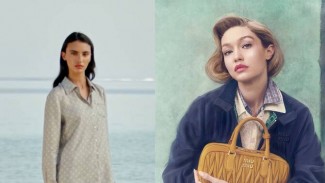 Model Perancis-Arab; Amira Al-Zuhair dan Gigi Hadid Jadi Bintang Kampanye Aksesori Mewah