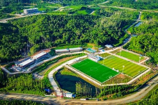 Potret Lapangan Training Centre PSSI di IKN Bikin Terpesona, Dikelilingi Pemandangan Hijau