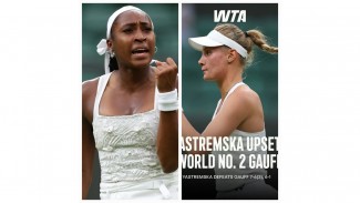 Tragis! Coco Gauff Juara Roland Garros Disingkirkan Petenis Ukraina Dayana Yastremska di Babak Pertama Wimbledon