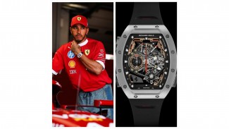 Ketika Lewis Hamilton Pamer Pakai Jam Tangan RM 43-01 Seharga 22,5 Miliar