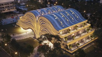 Perpustakaan Publik Buku Terbuka Yang Futuristik Mengubah Membaca Jadi Pengalaman Arsitektural yang Impresif