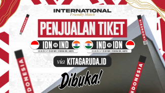 Indonesia vs India U-23: Jadwal, Harga Tiket, dan Cara Beli Resminya