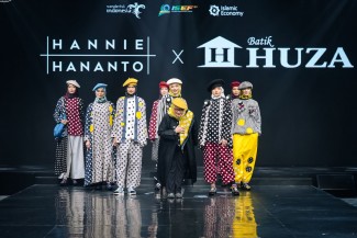 Unchaostic Dotsicle: Nostalgia Polkadot dalam Gaya Masa Kini, Kolaborasi Hannie Hananto x Batik HUZA