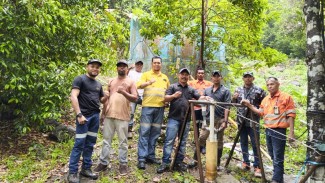 NHM Dukung Target Nasional Akses Air Minum Aman lewat Revitalisasi Sarana Air Bersih di Tabobo